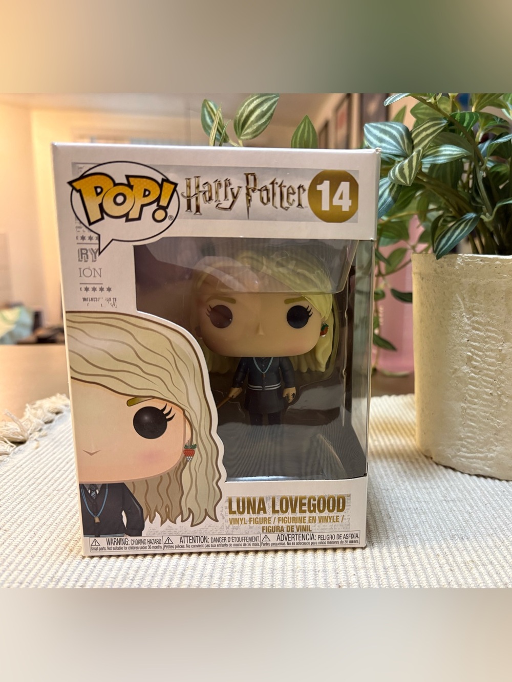 Funko Harry Potter Luna Lovegood Pop! Vinyl Figure – Blonde, Black, Gold #14